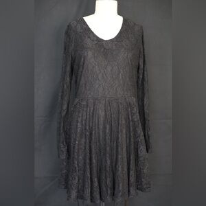 Elegant Black Lace Dress